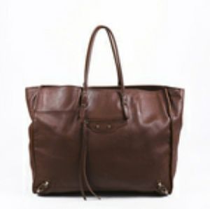 Balenciaga Papier A4 leather tote bag